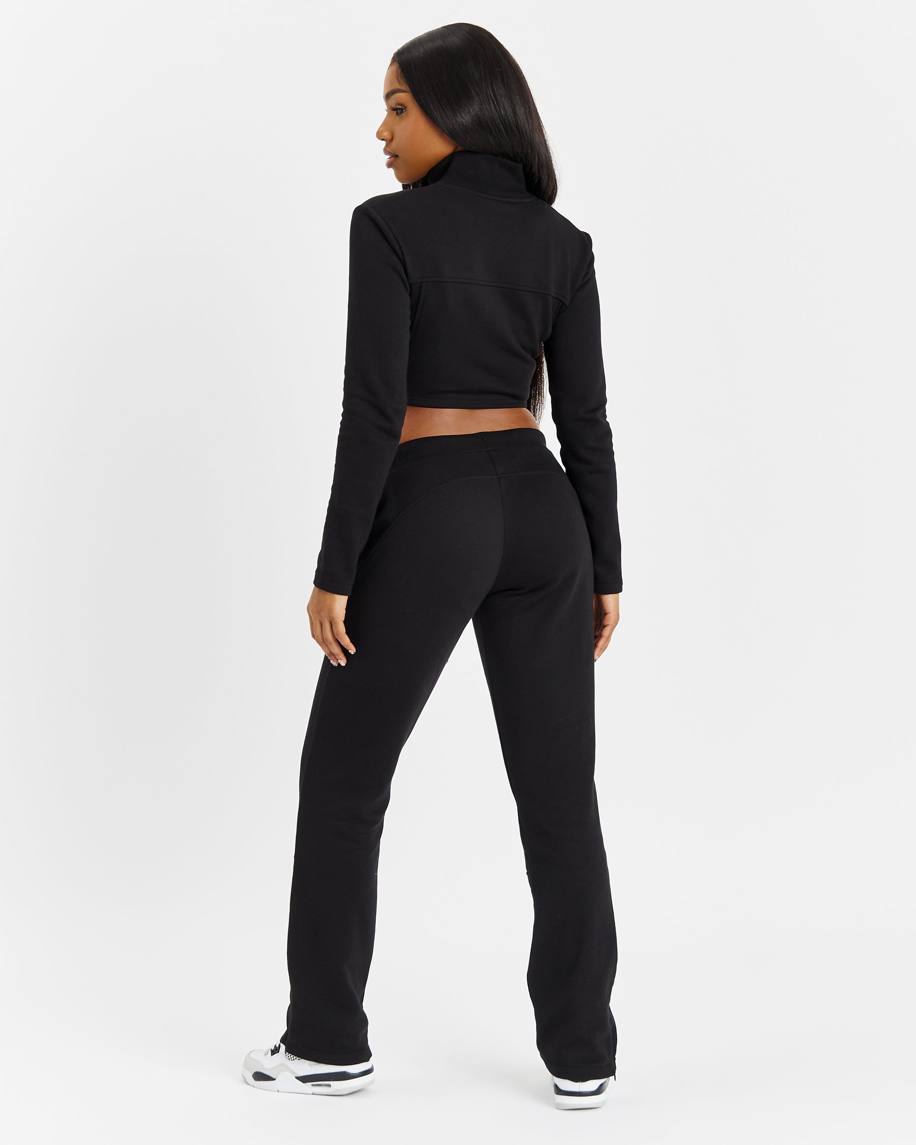 Form Slim Open Hem Jogger - Black/Silver