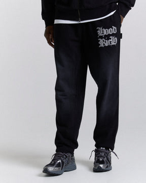 Ash Oversized Joggers - Black/Grey