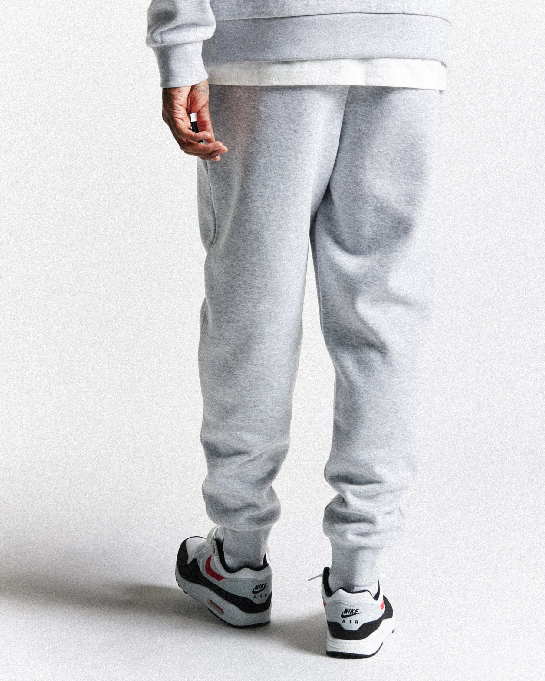 OG Core Small Logo Tracksuit Set - Heather Grey/Black