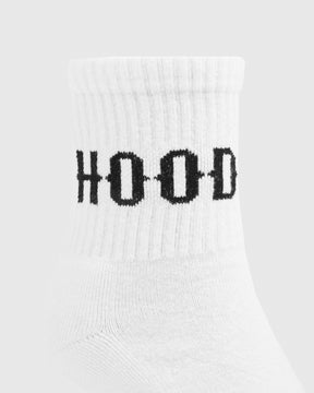 OG Core 3 Pack Quarter Socks - White/Black