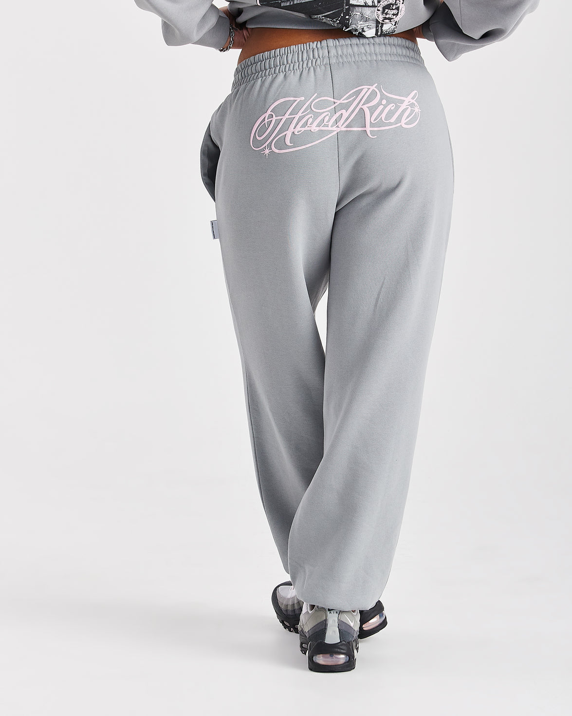 Vision Oversized Jogger - Grey/Pink/Black