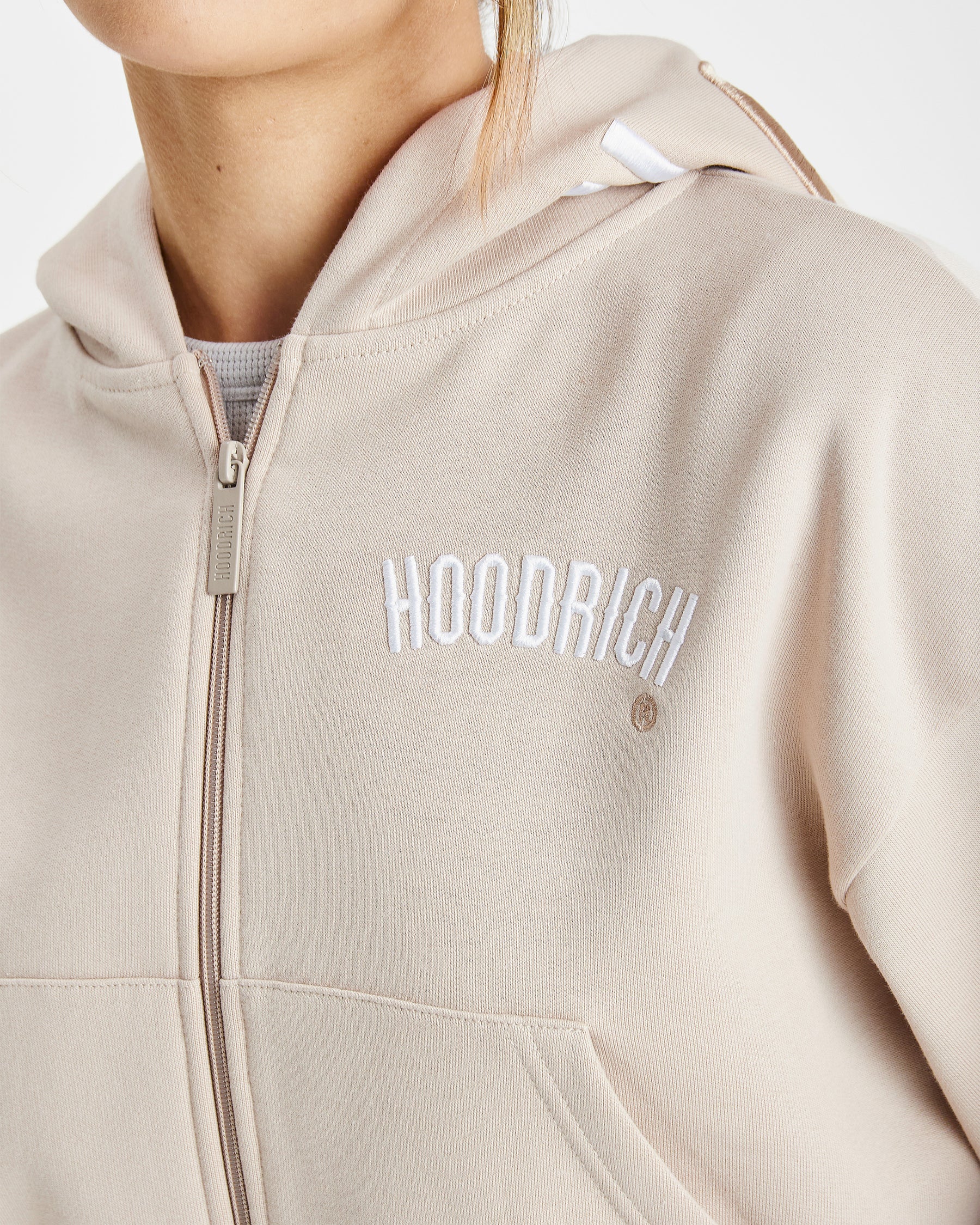 Calor Full Zip Hoodie - Beige