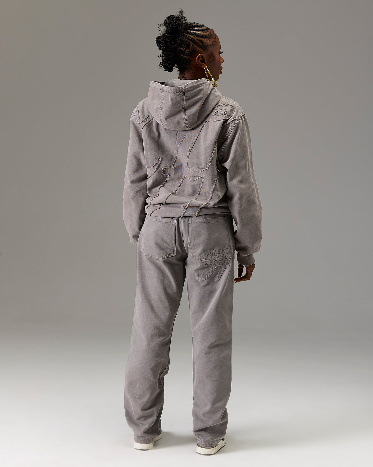 The Winner's Circle Carpenter Canvas Pant - Grey