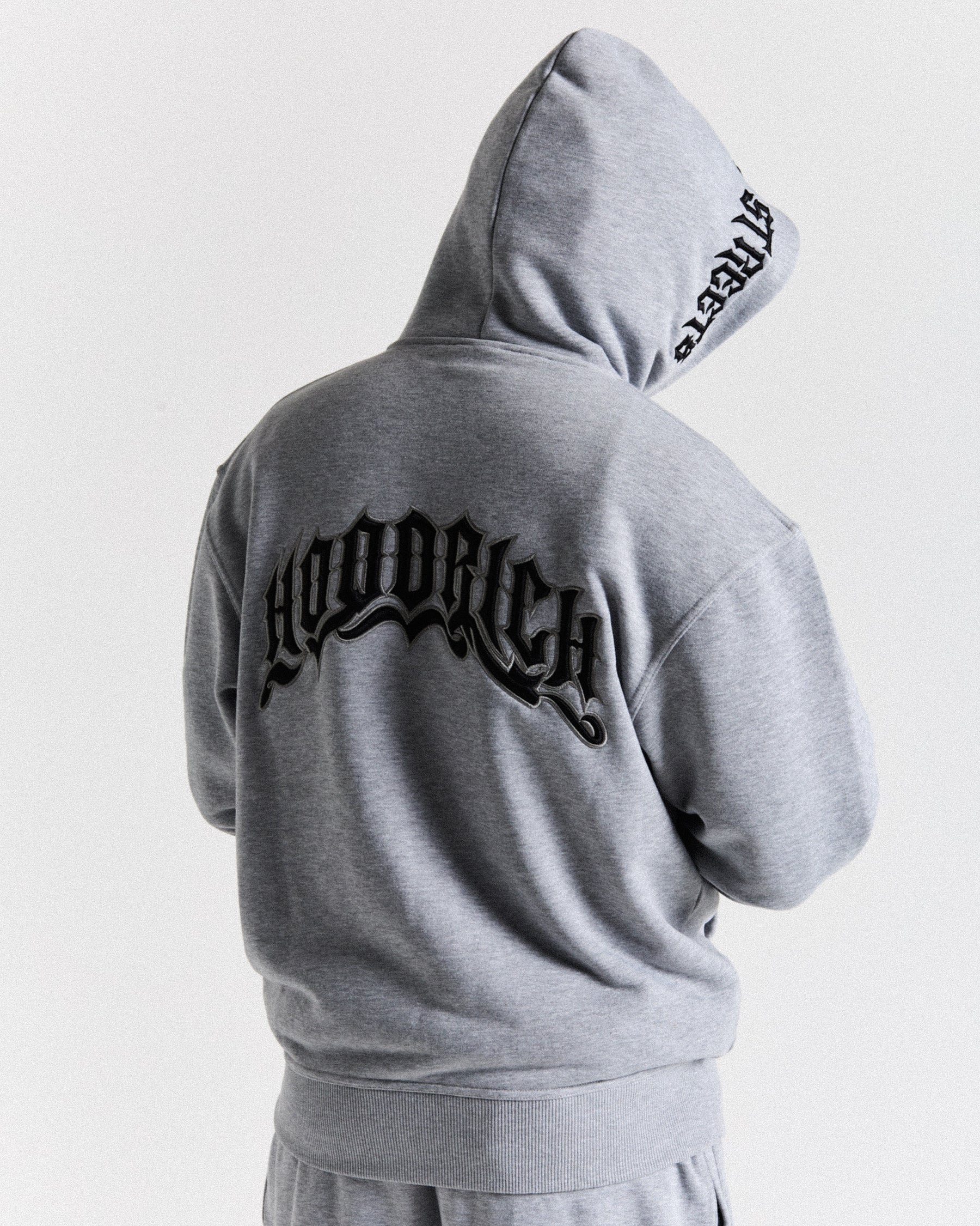 Ritual Oversized Hoodie - Grey/Black