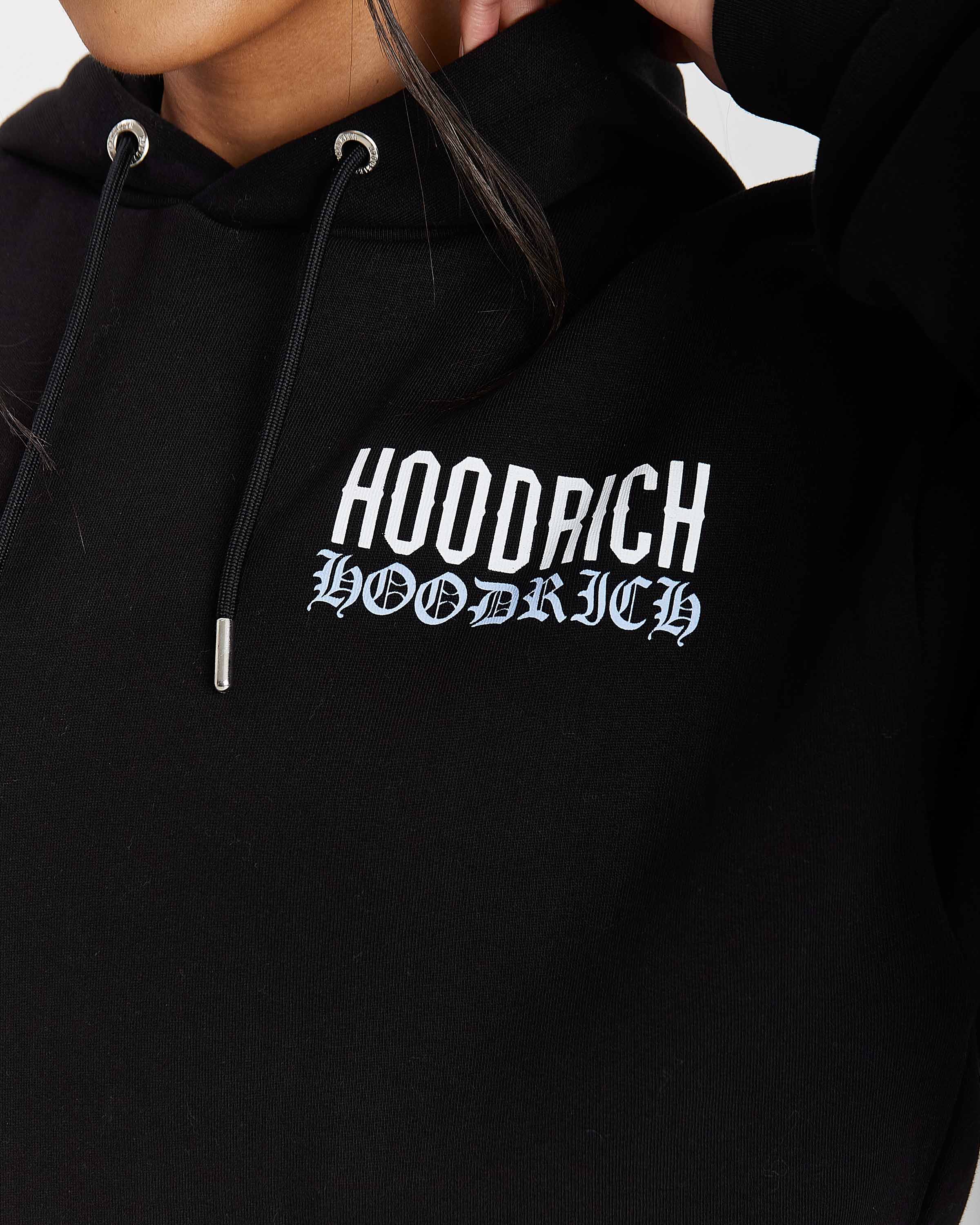 Flex Oversized Hoodie - Black/White