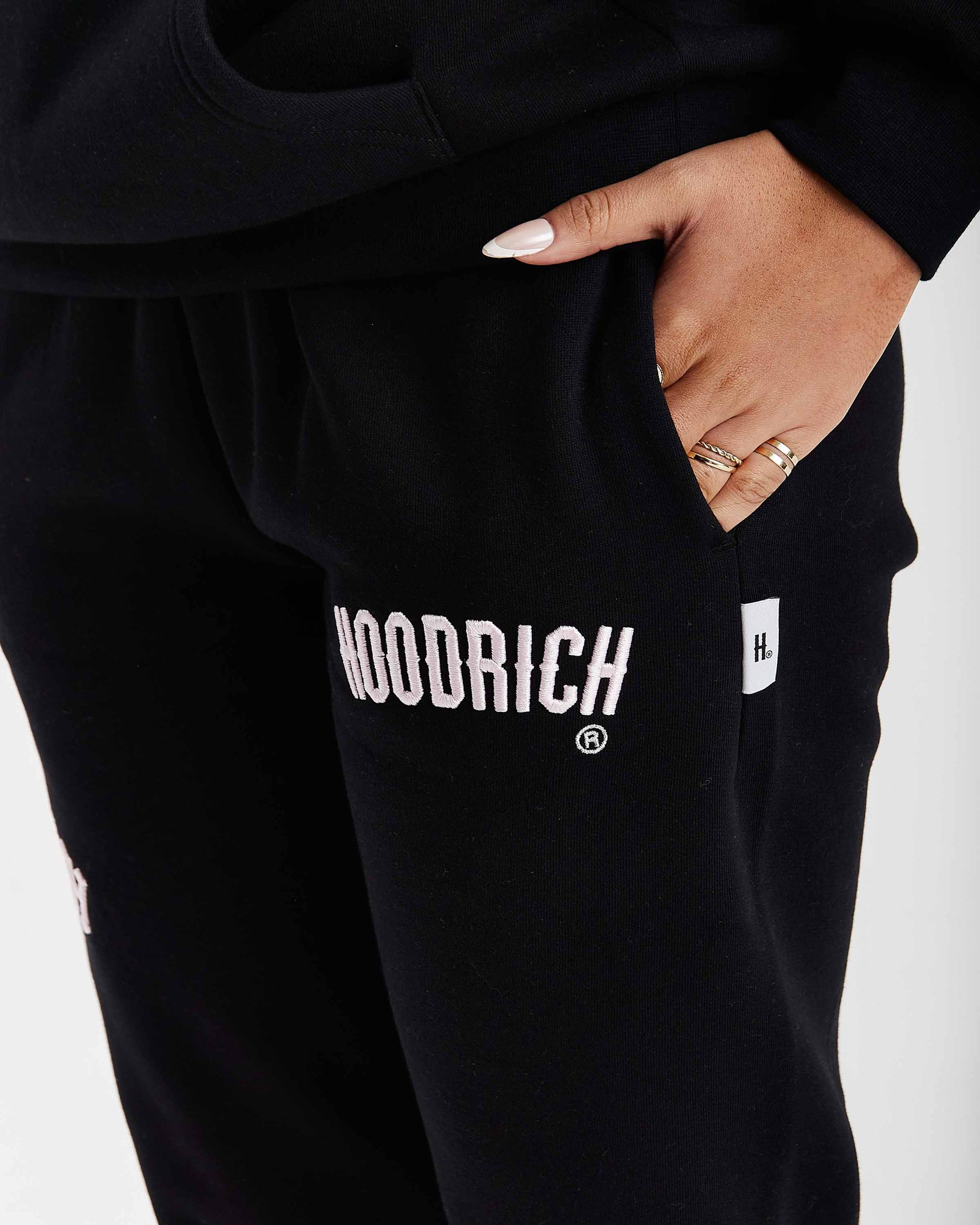 Calor Slim Joggers - Black/Pink/Silver