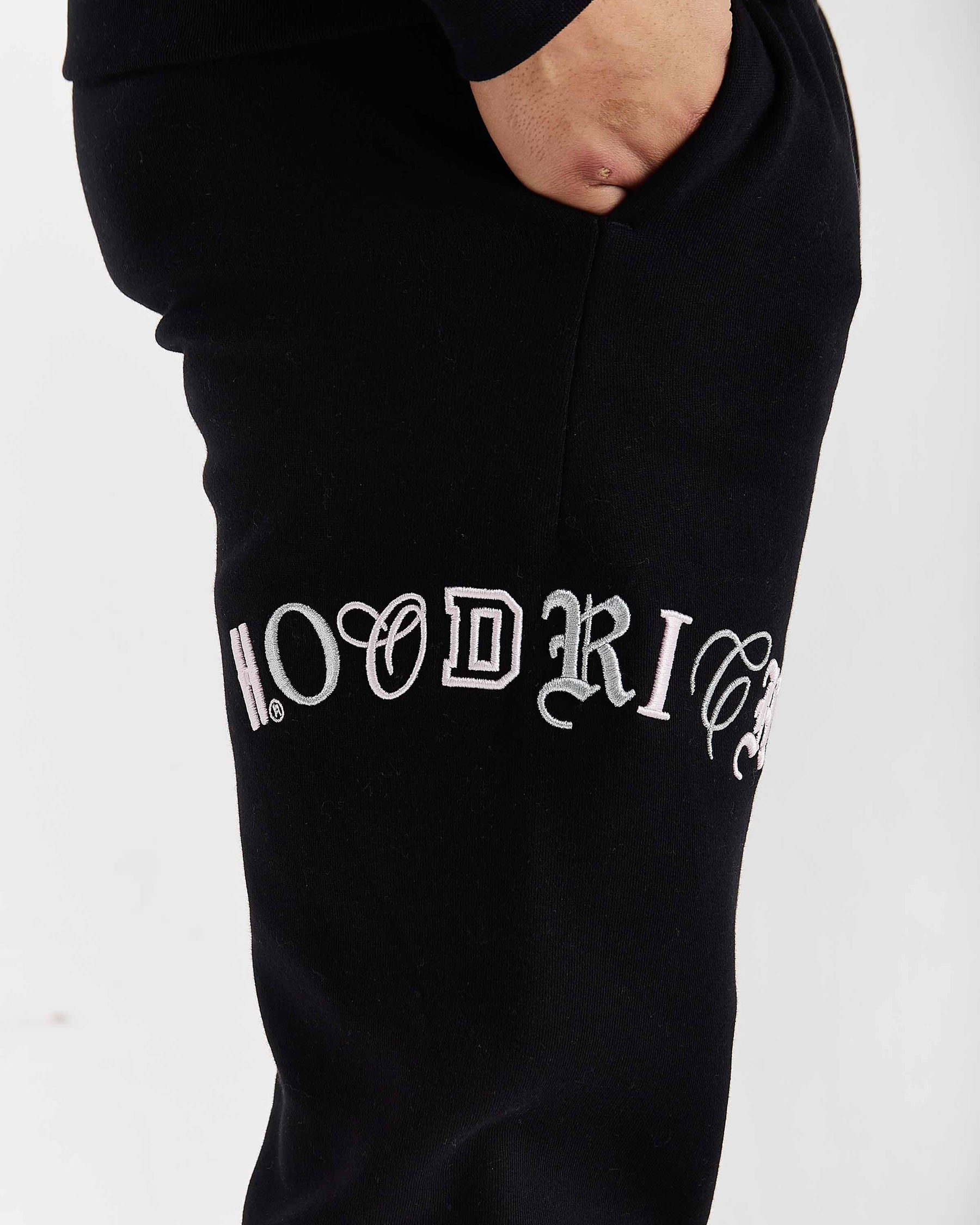 Calor Slim Joggers - Black/Pink/Silver