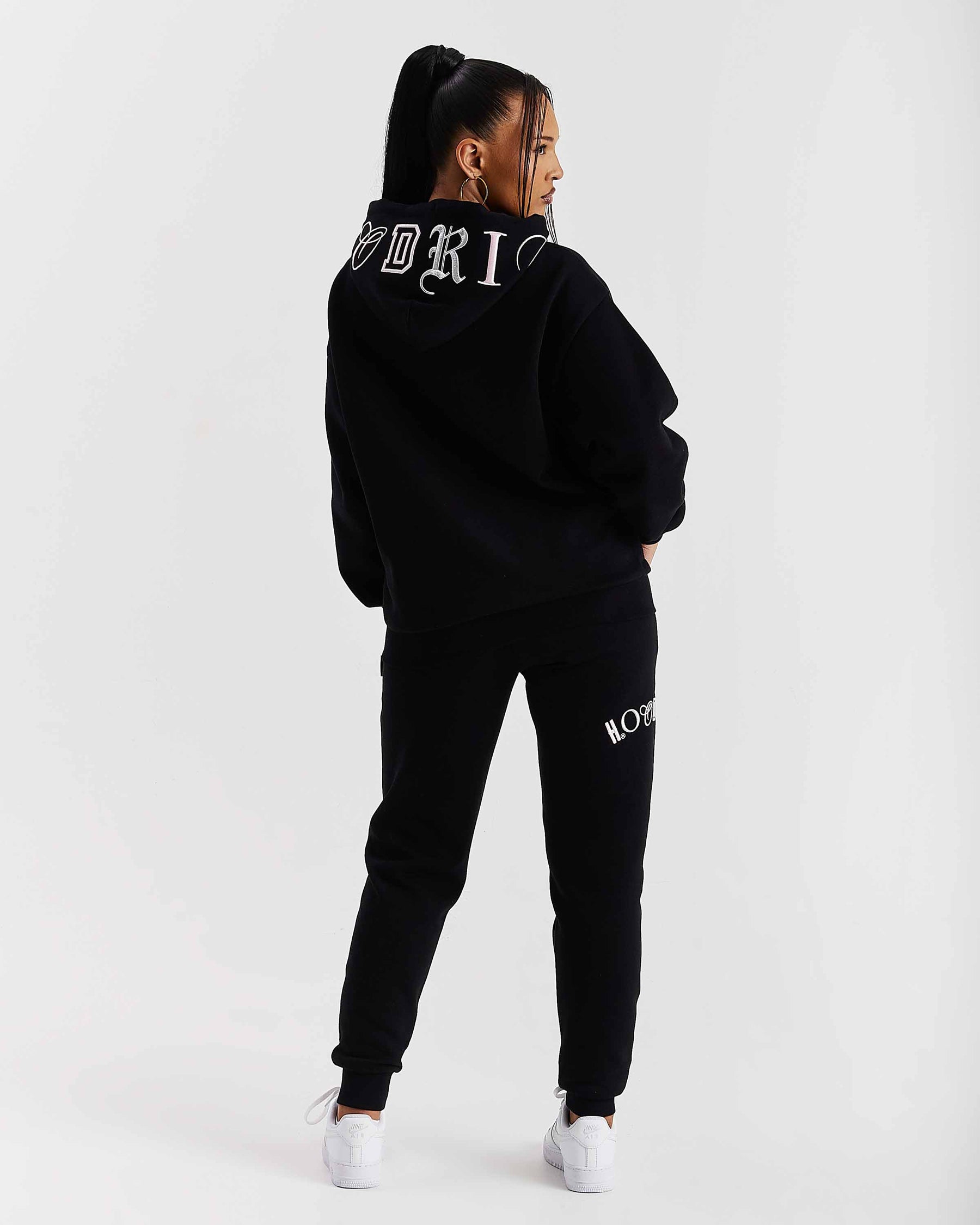 Calor Slim Joggers - Black/Pink/Silver