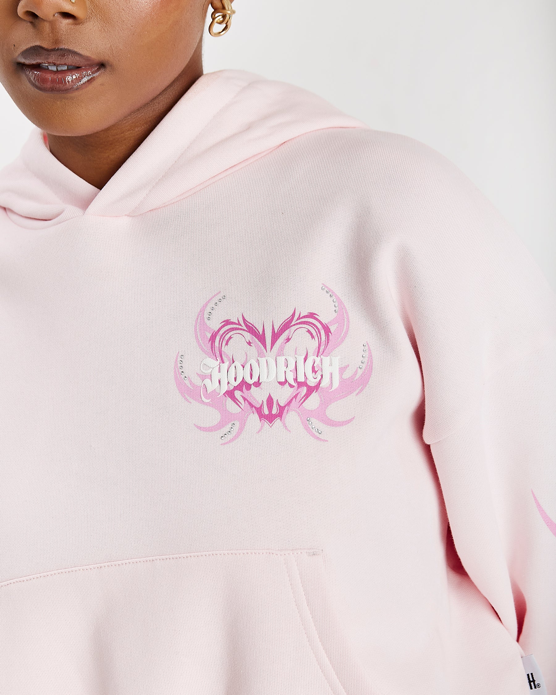 Flux Boxy Hoodie - Pink