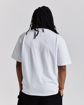 Iron Oversized T-Shirt - White/Grey/Black