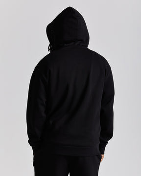 Iron Oversized Zip Hoodie - Black/Grey/White