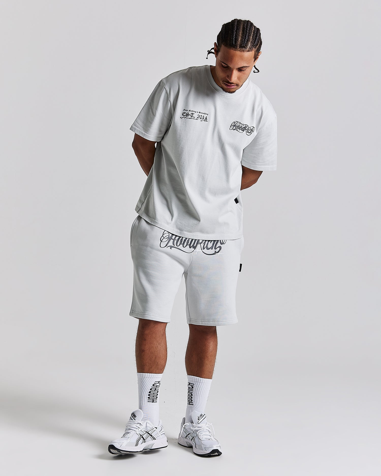 Legacy Oversized Shorts - Light Grey