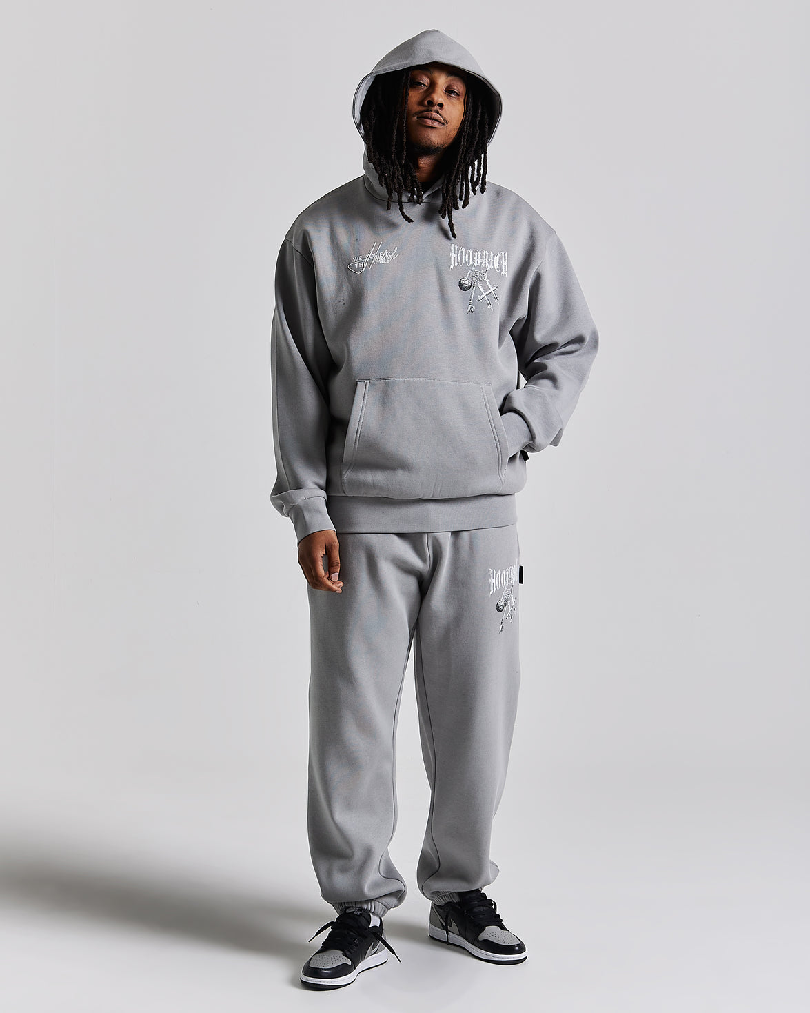 Rite Oversized Jogger - Grey/White