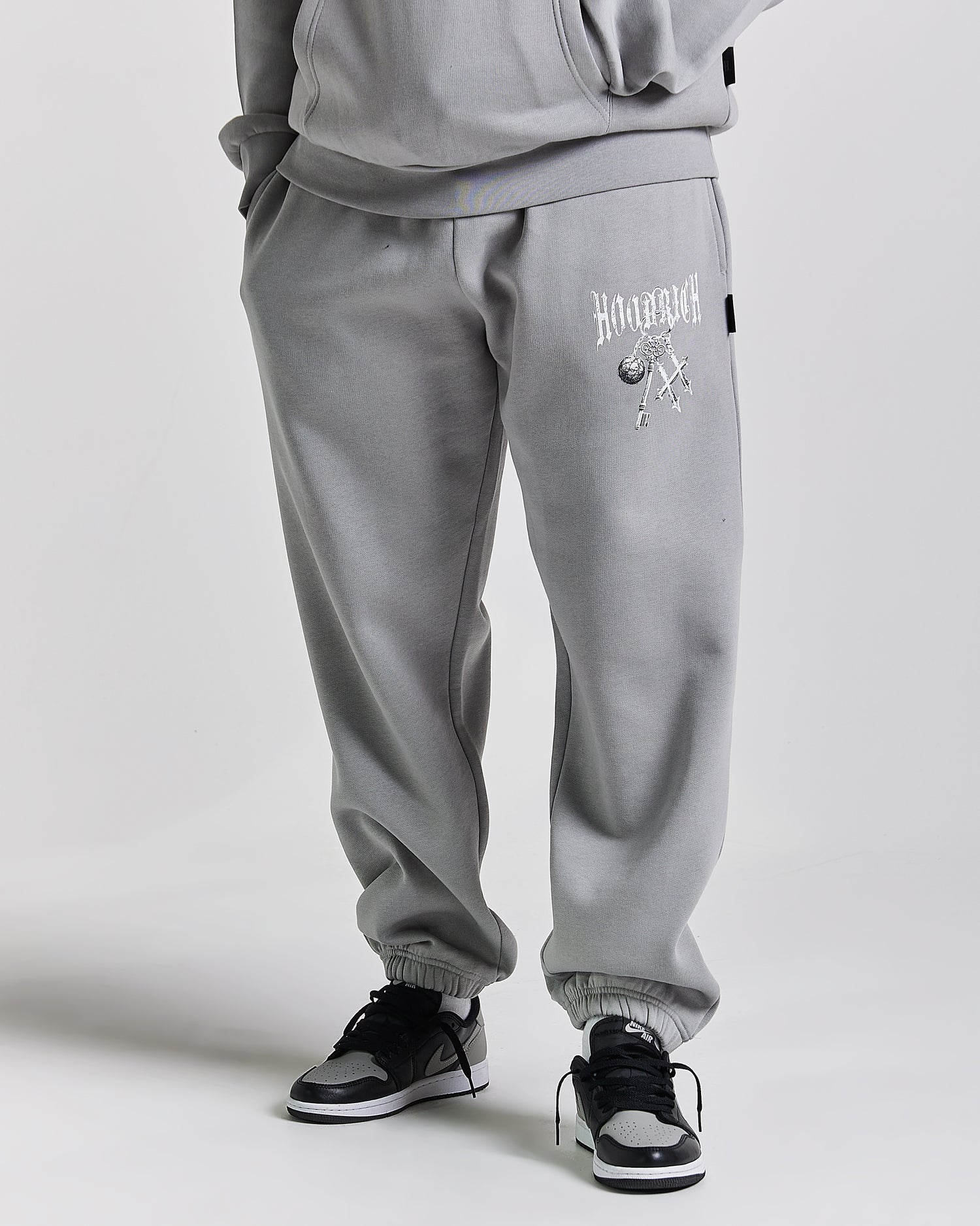 Rite Oversized Jogger - Grey/White