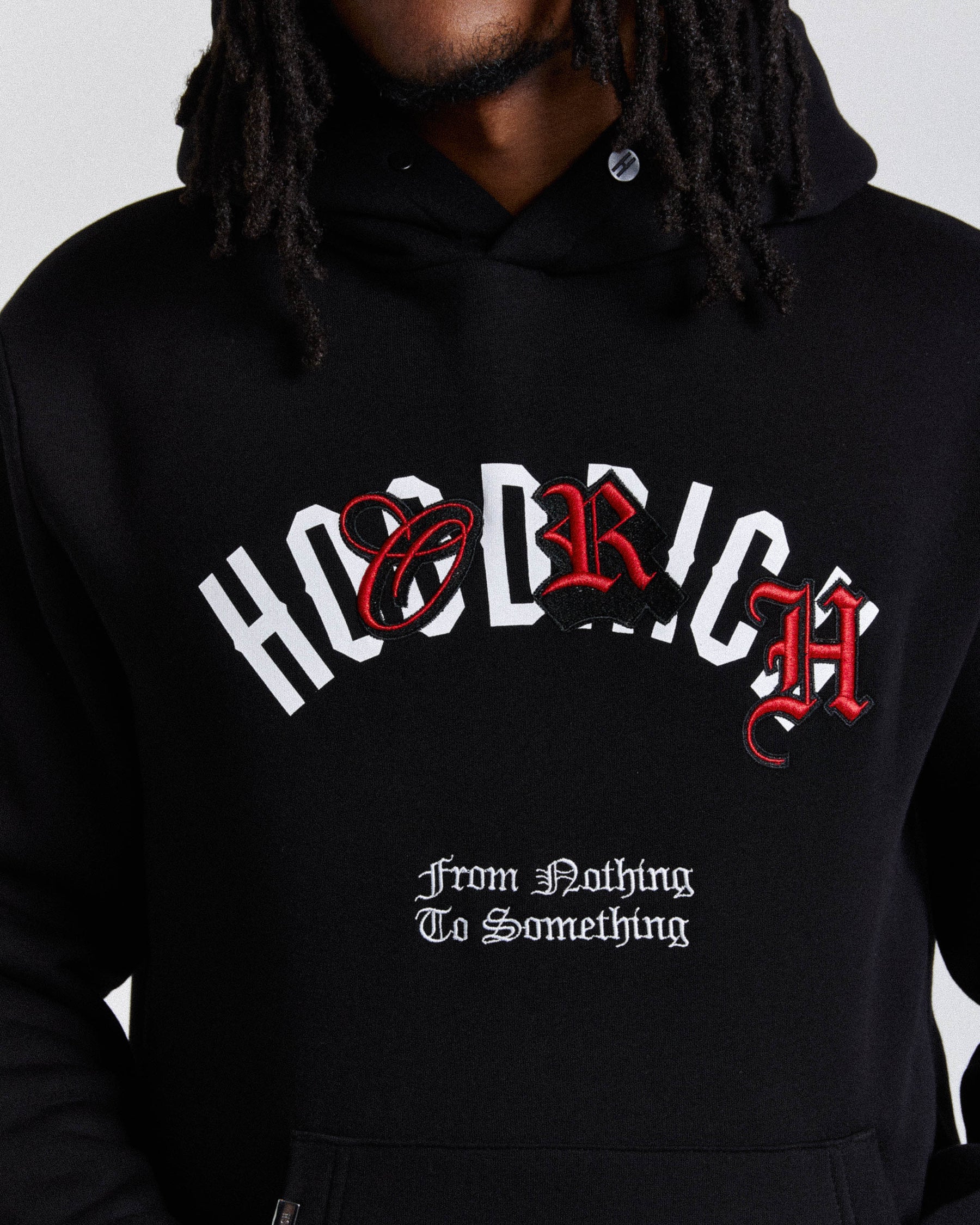 Shadow Hoodie - Black/White/Red