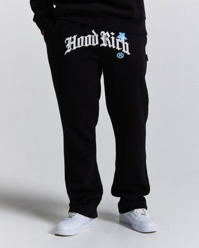 Starr Joggers - Black/White/Blue