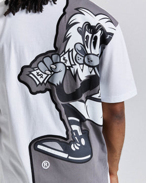 Menace T-Shirt - White/Black/Grey