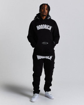 Stature Hoodie - Black/White/Grey