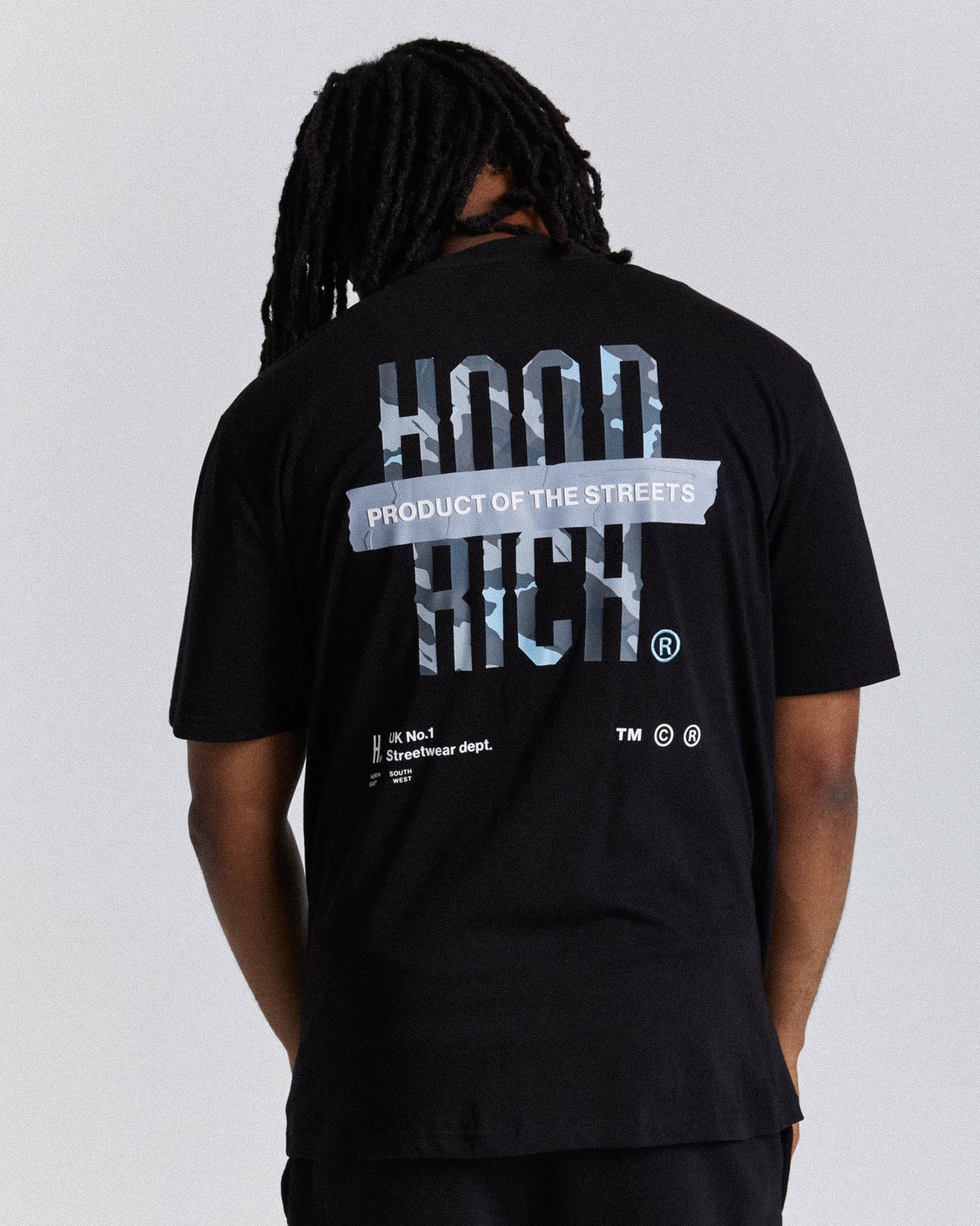 Territory T-Shirt - Black/Camo/Blue