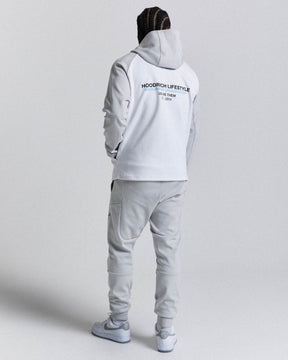 Cycle Hoodie - Grey/White