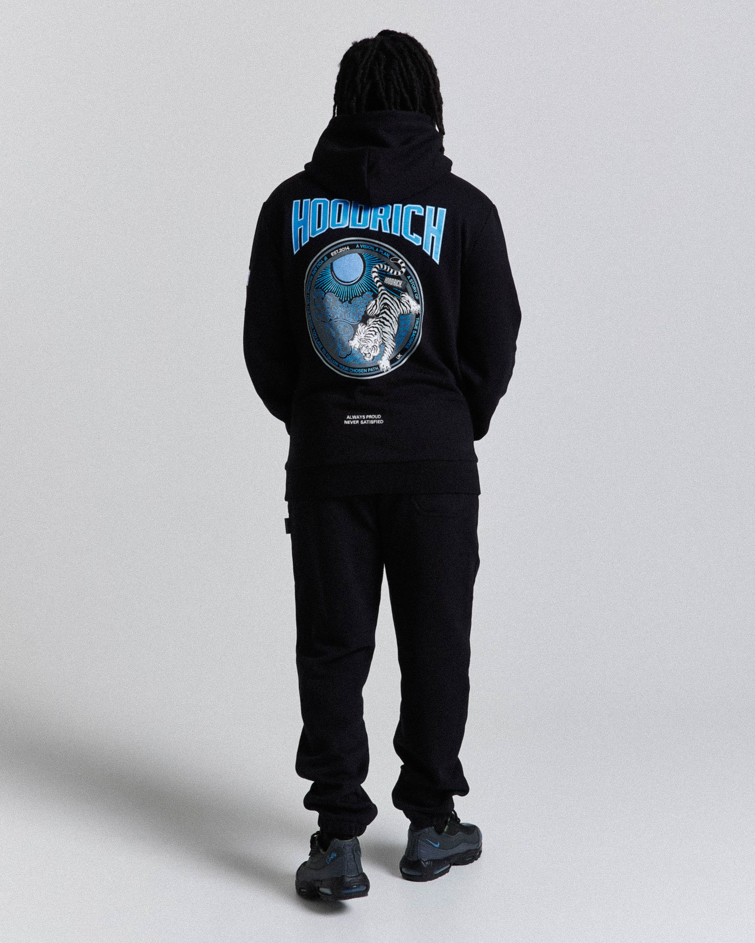 OG Claw Hoodie Black Blue White Hoodrich