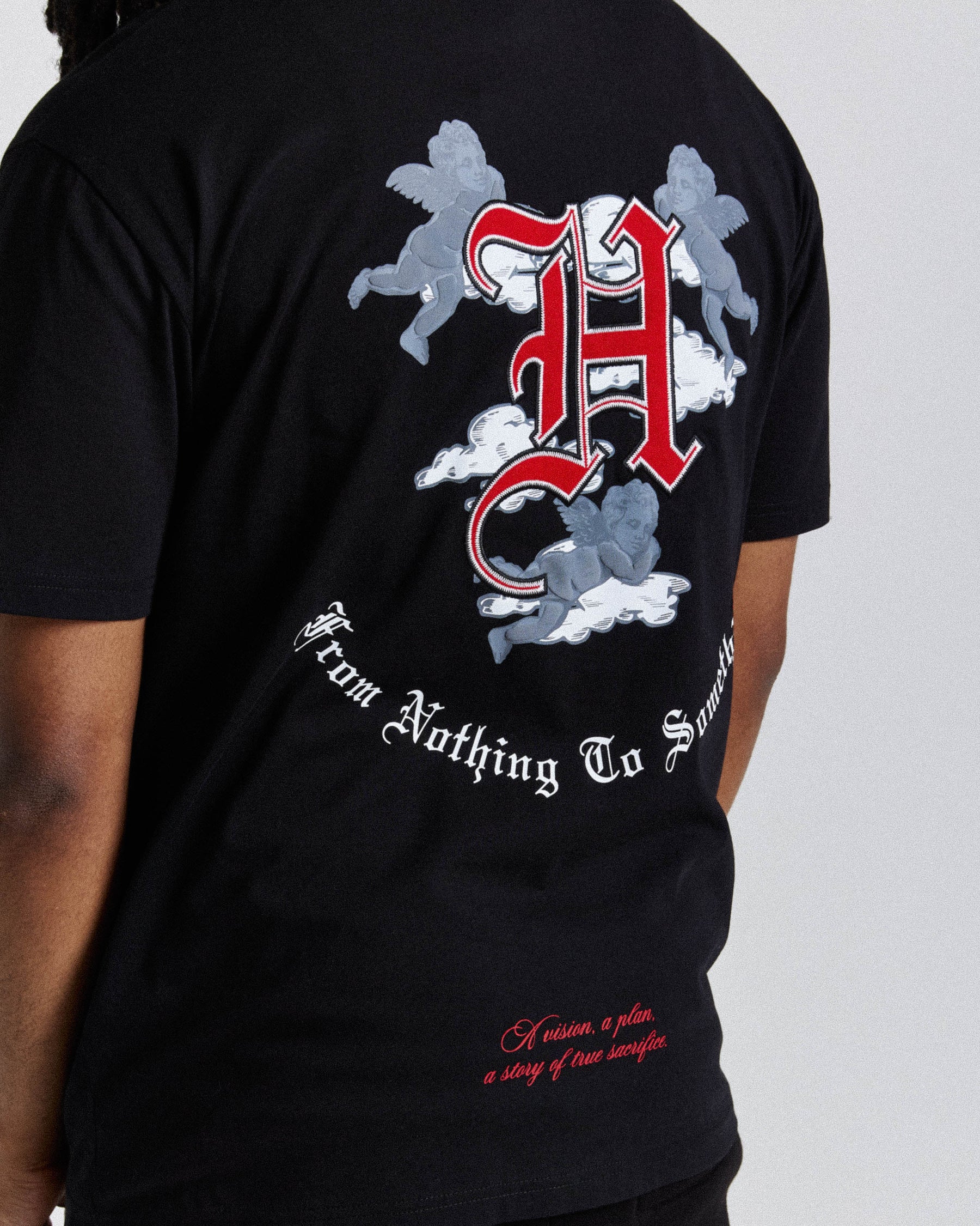 Empire T-Shirt - Black/White/ Red