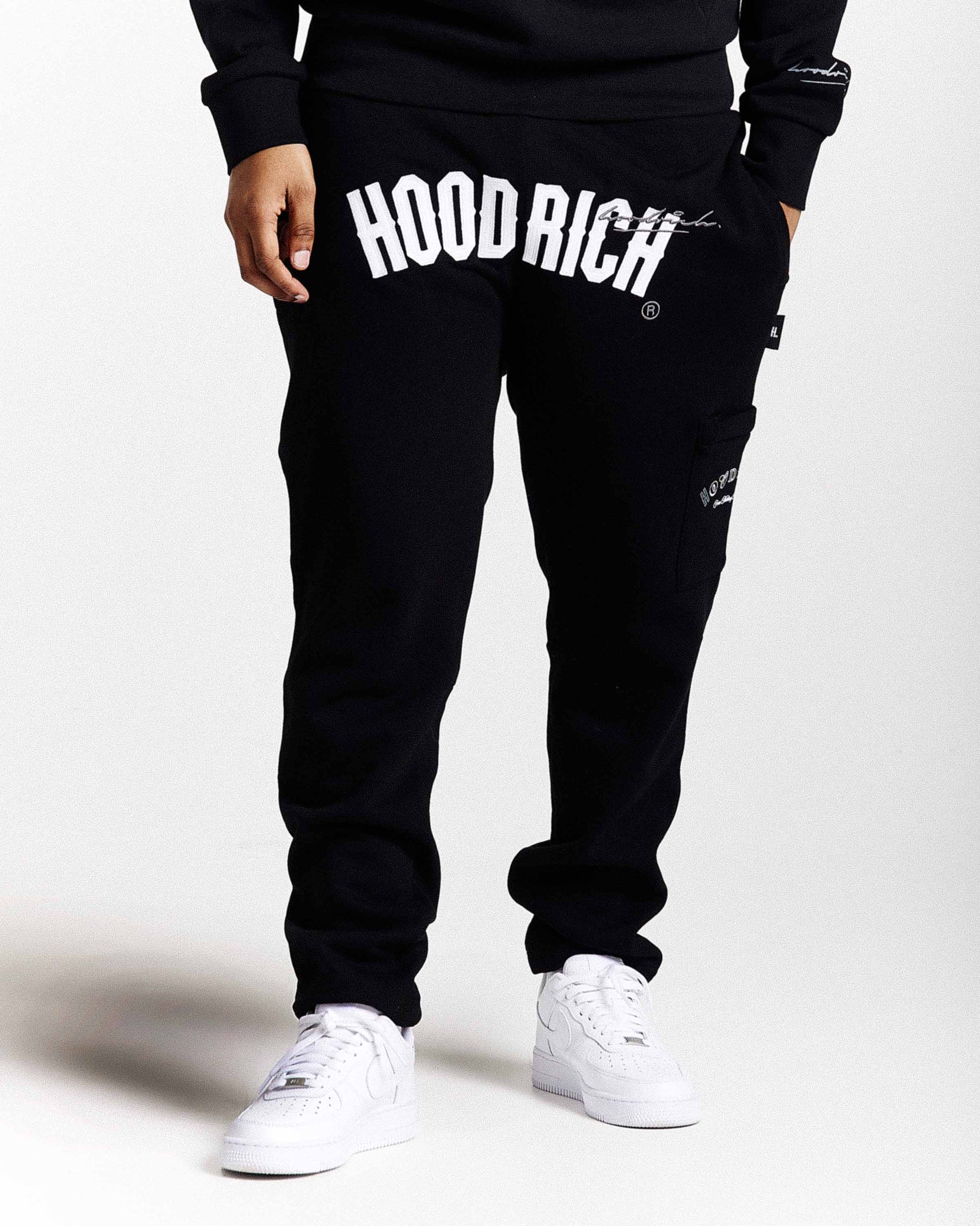 Stature Joggers - Black/White/Grey