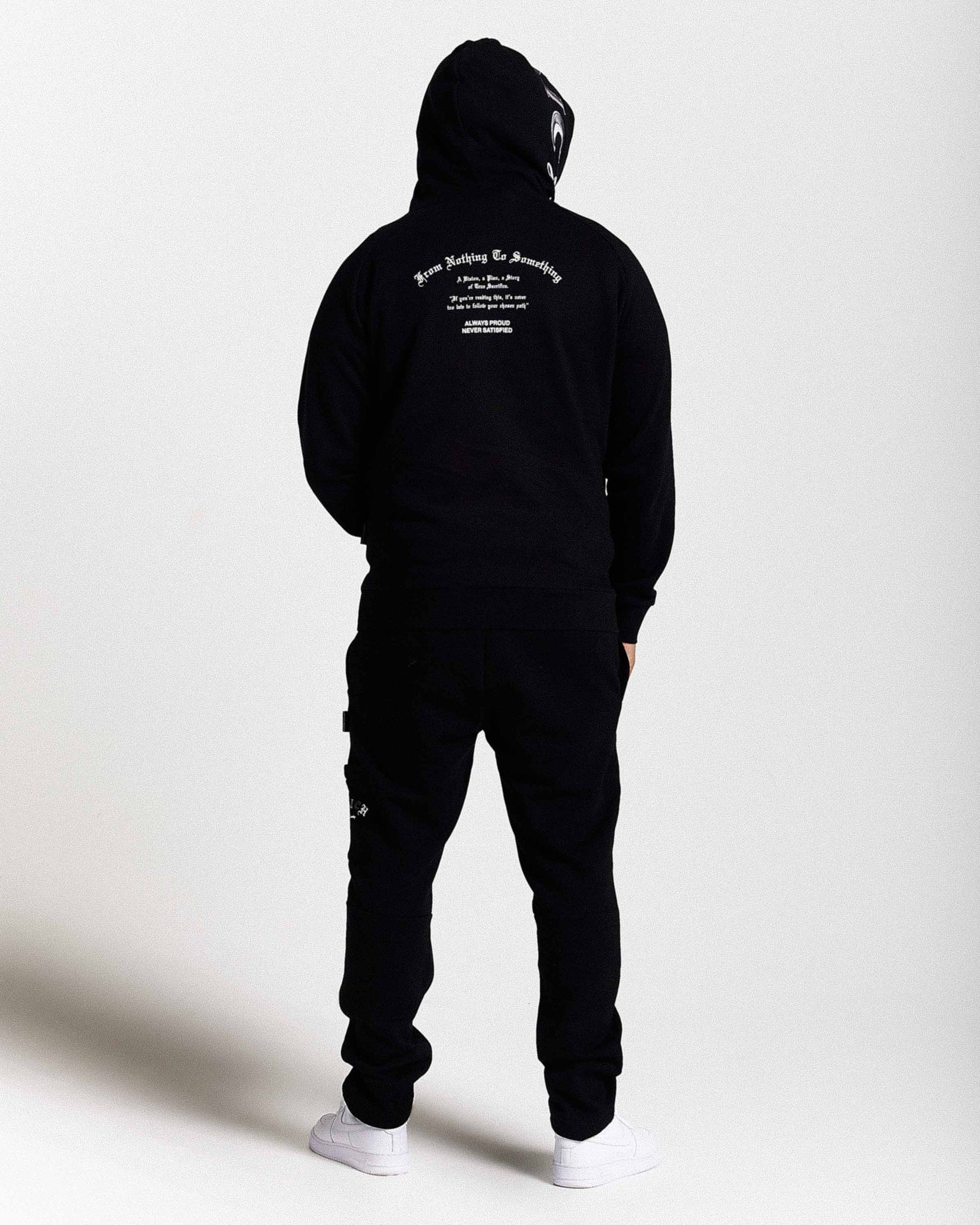 Stature Hoodie - Black/White/Grey