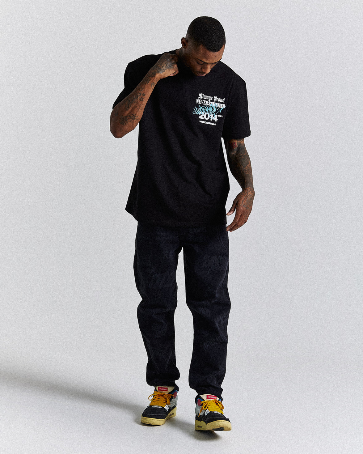 Ironchrome Denim Jeans - Black