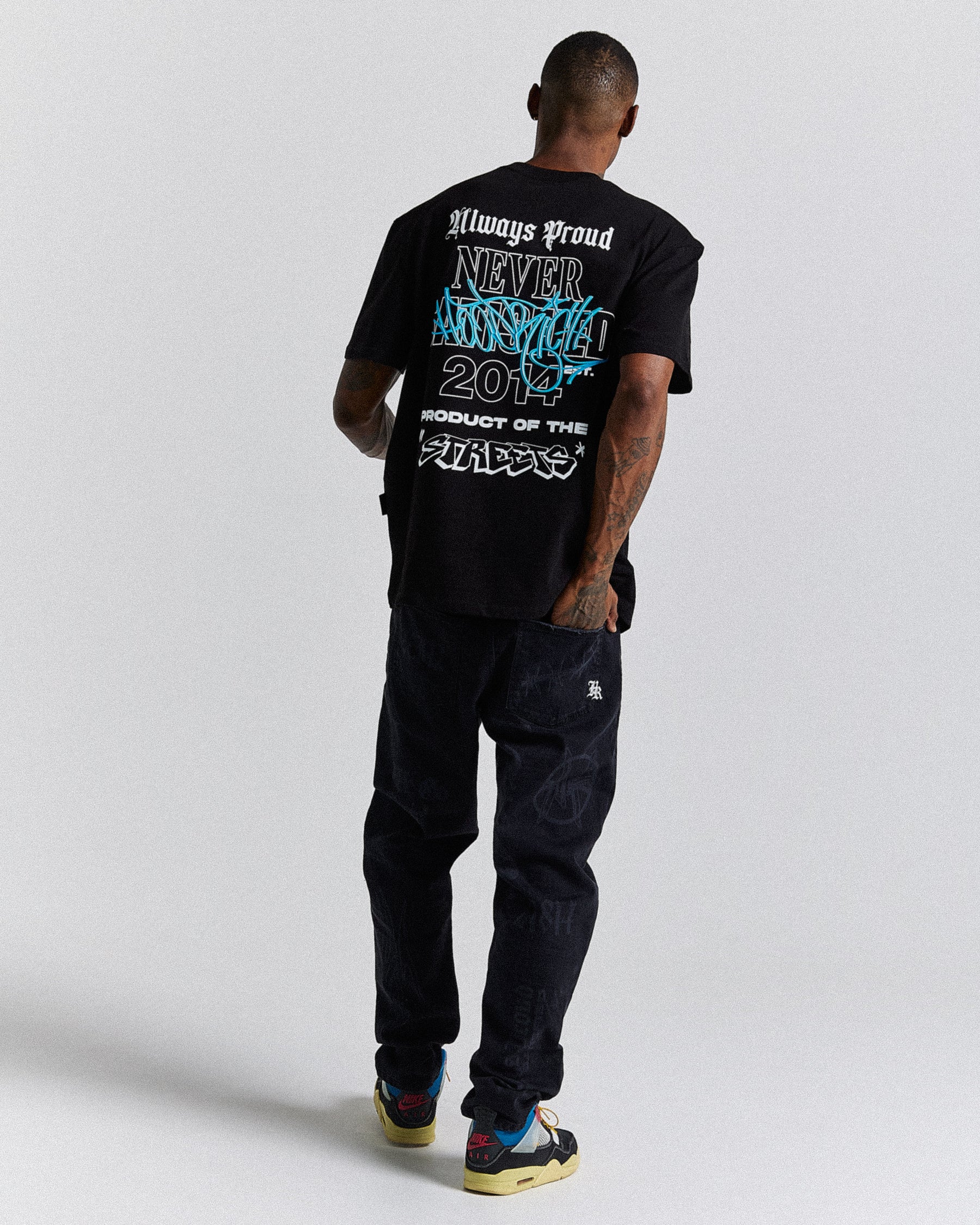Ironchrome Denim Jeans - Black