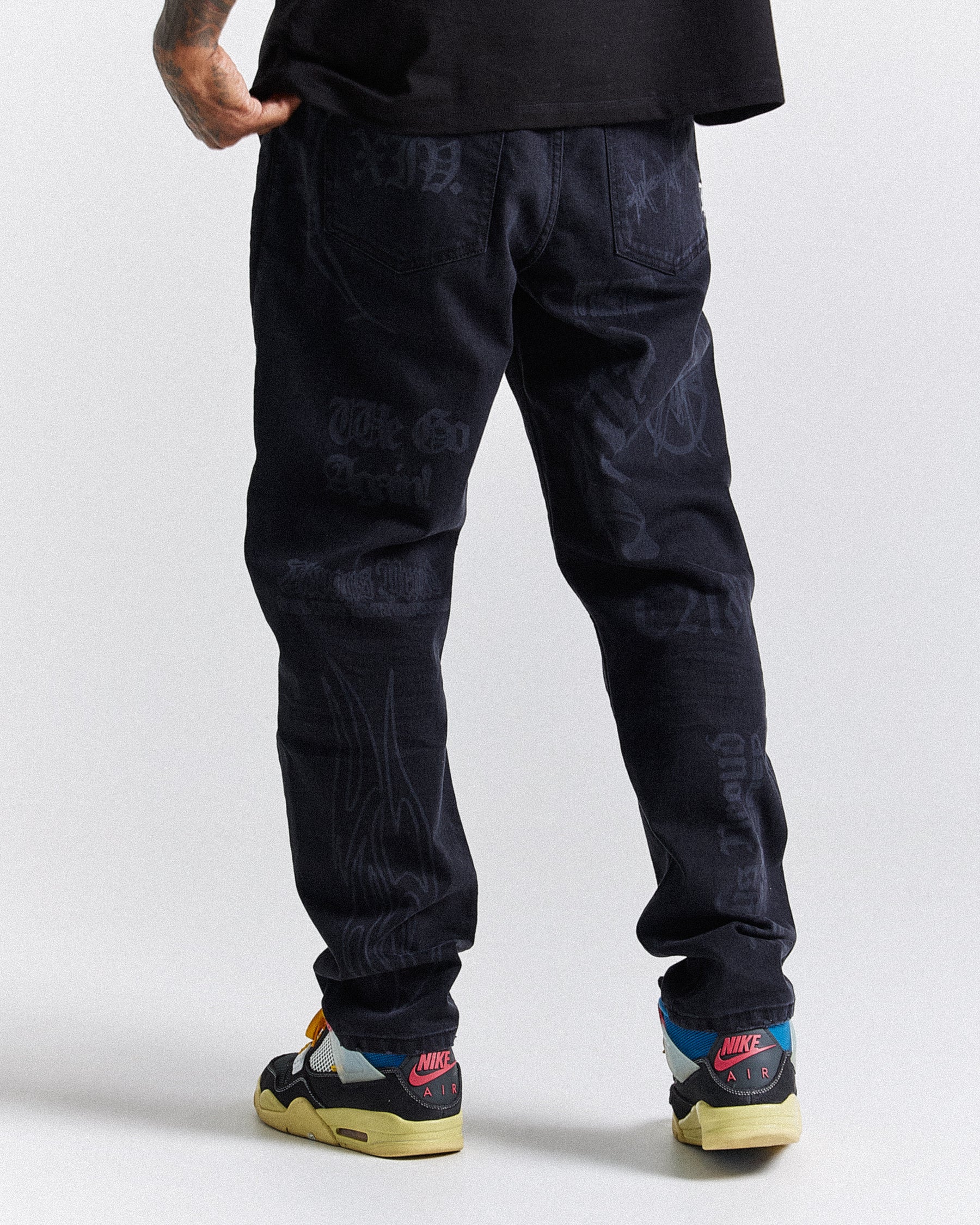 Ironchrome Denim Jeans - Black