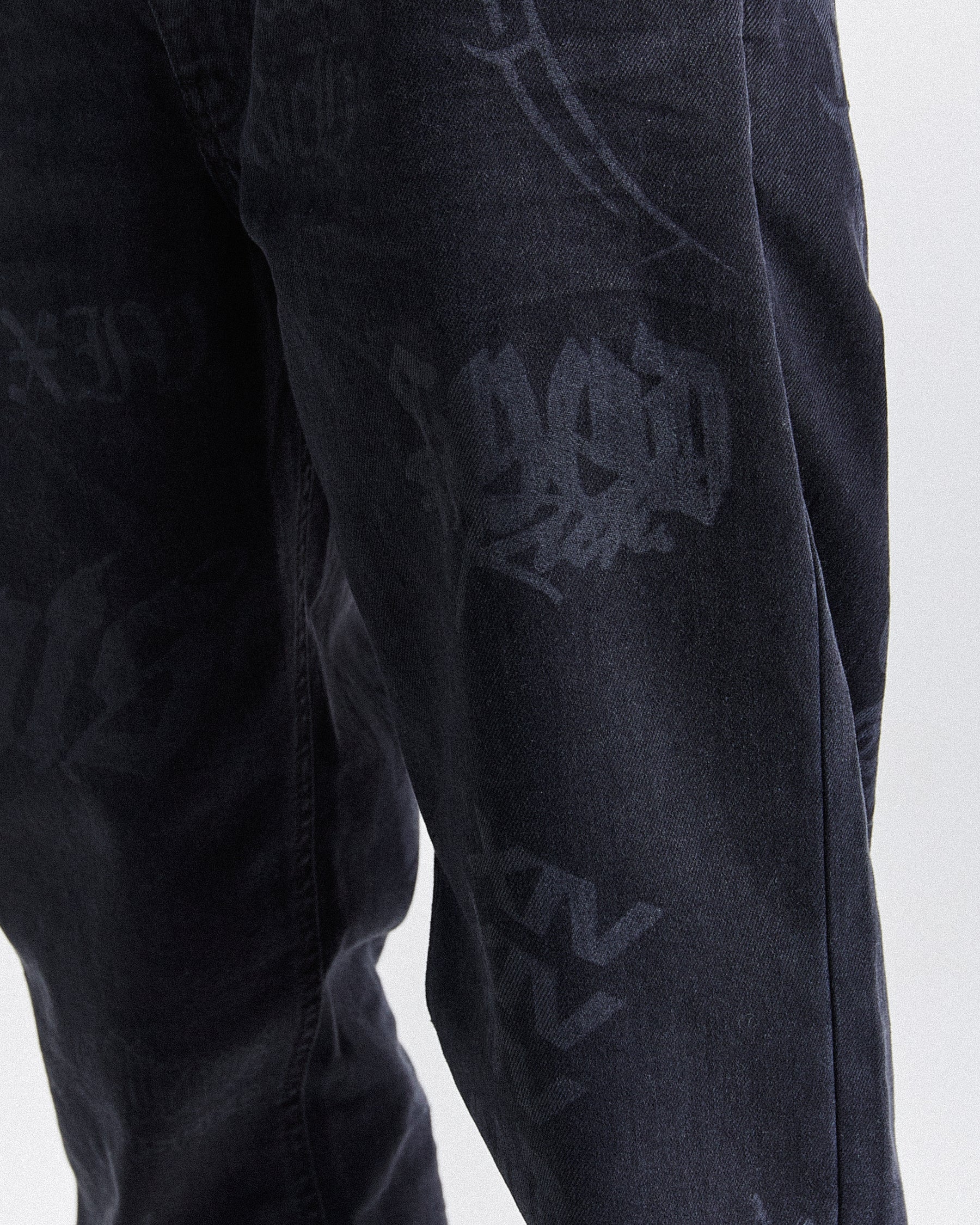 Ironchrome Denim Jeans - Black