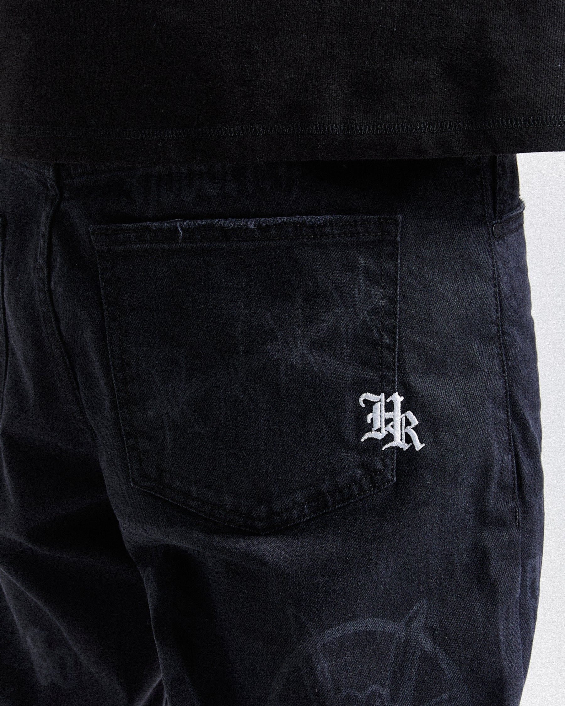 Ironchrome Denim Jeans - Black