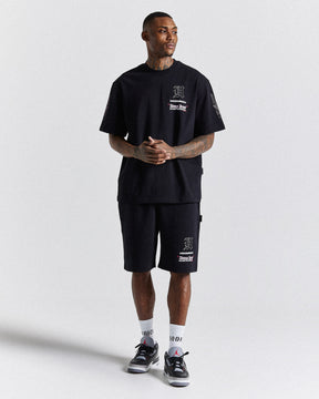 Chroma Oversized T-Shirt - Black/White/Pink