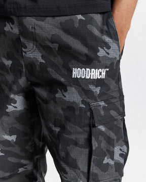 Catch Woven Cargo Pants - Black Camo/White/Grey