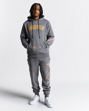 Caliber Hoodie - Grey/Orange/White