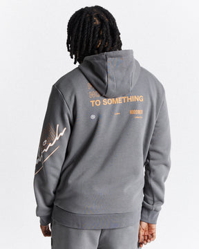 Caliber Hoodie - Grey/Orange/White