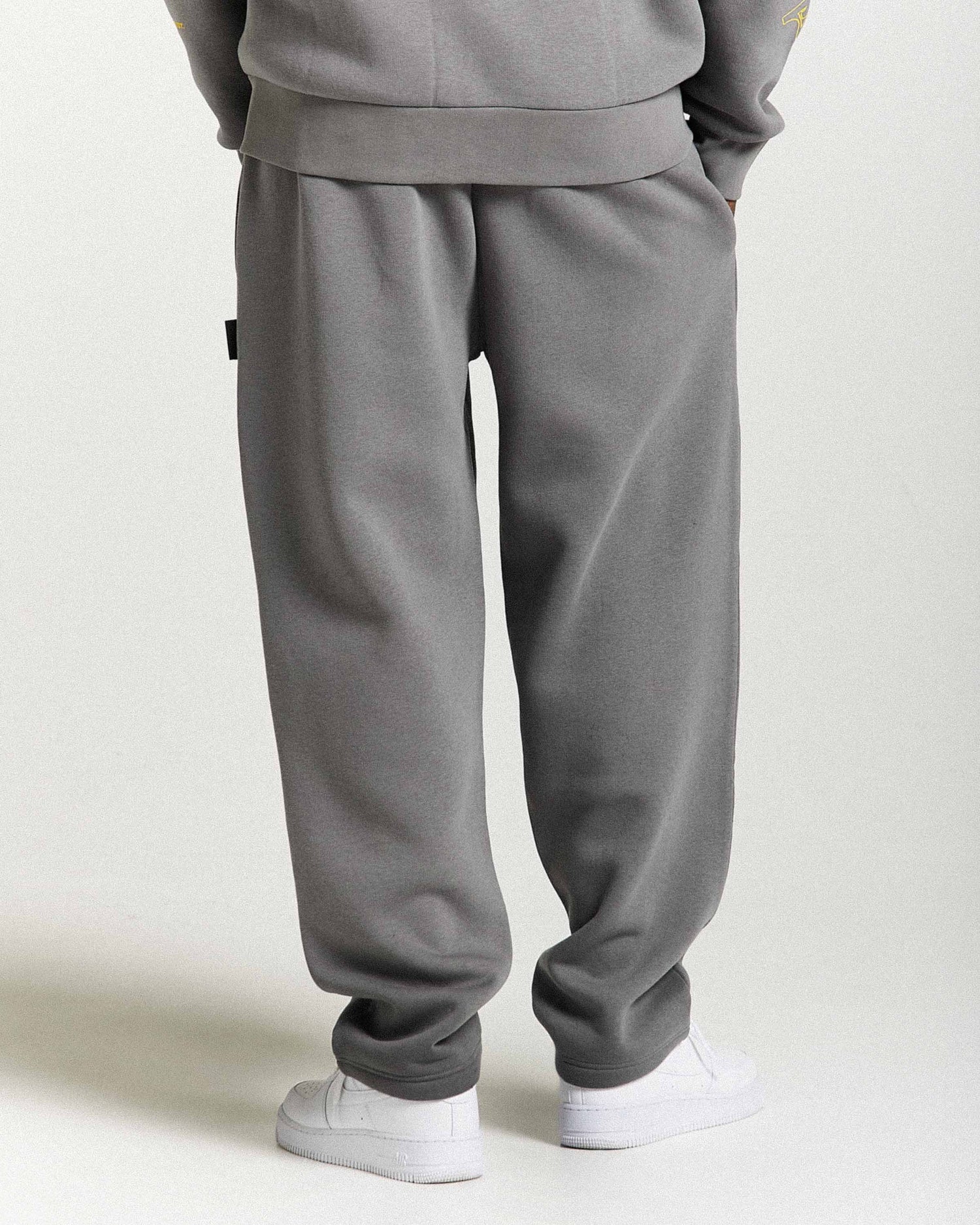 Stamp Tour Oversized Joggers - Grey/Black/Yellow