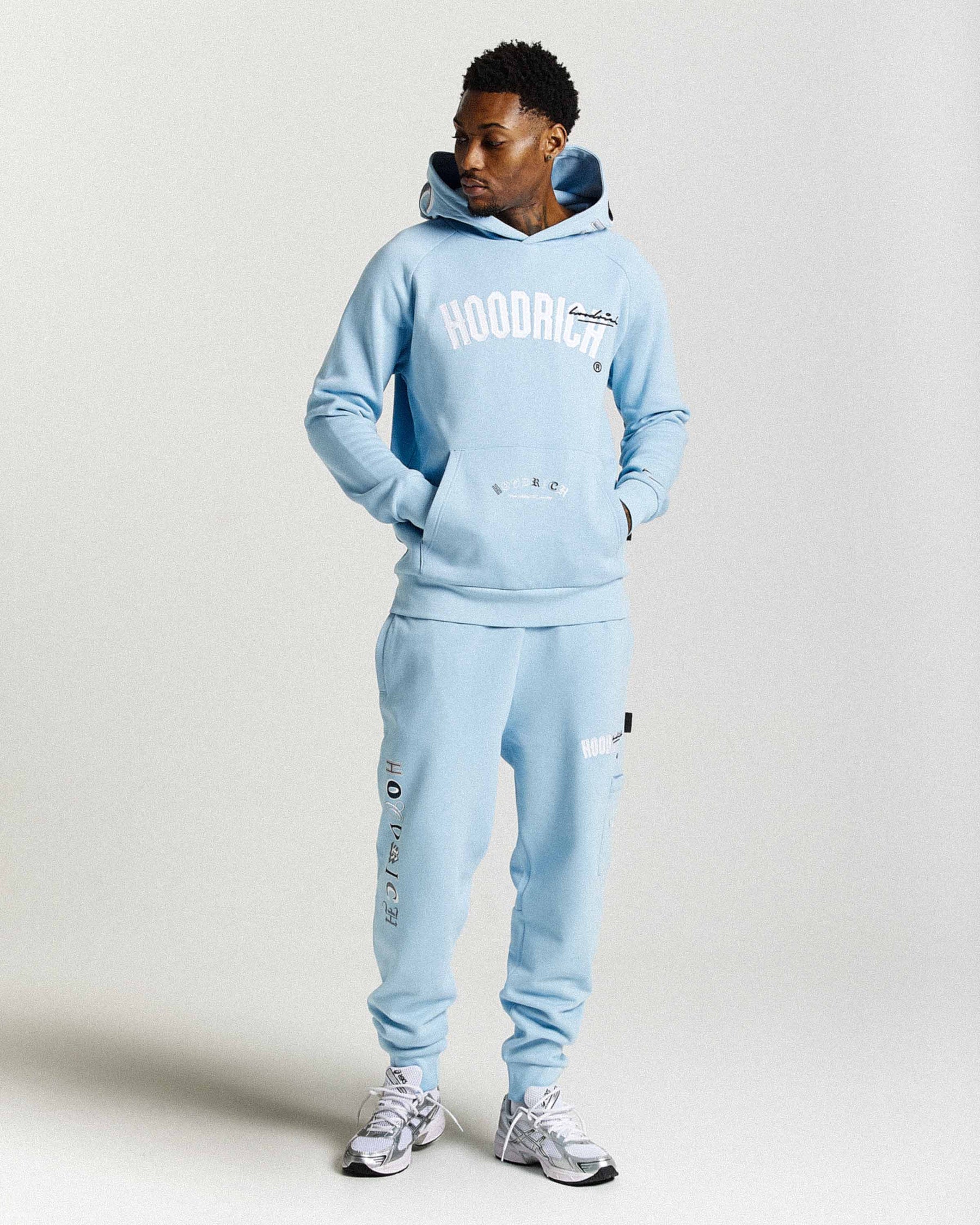 Heat Hoodie - Blue/White