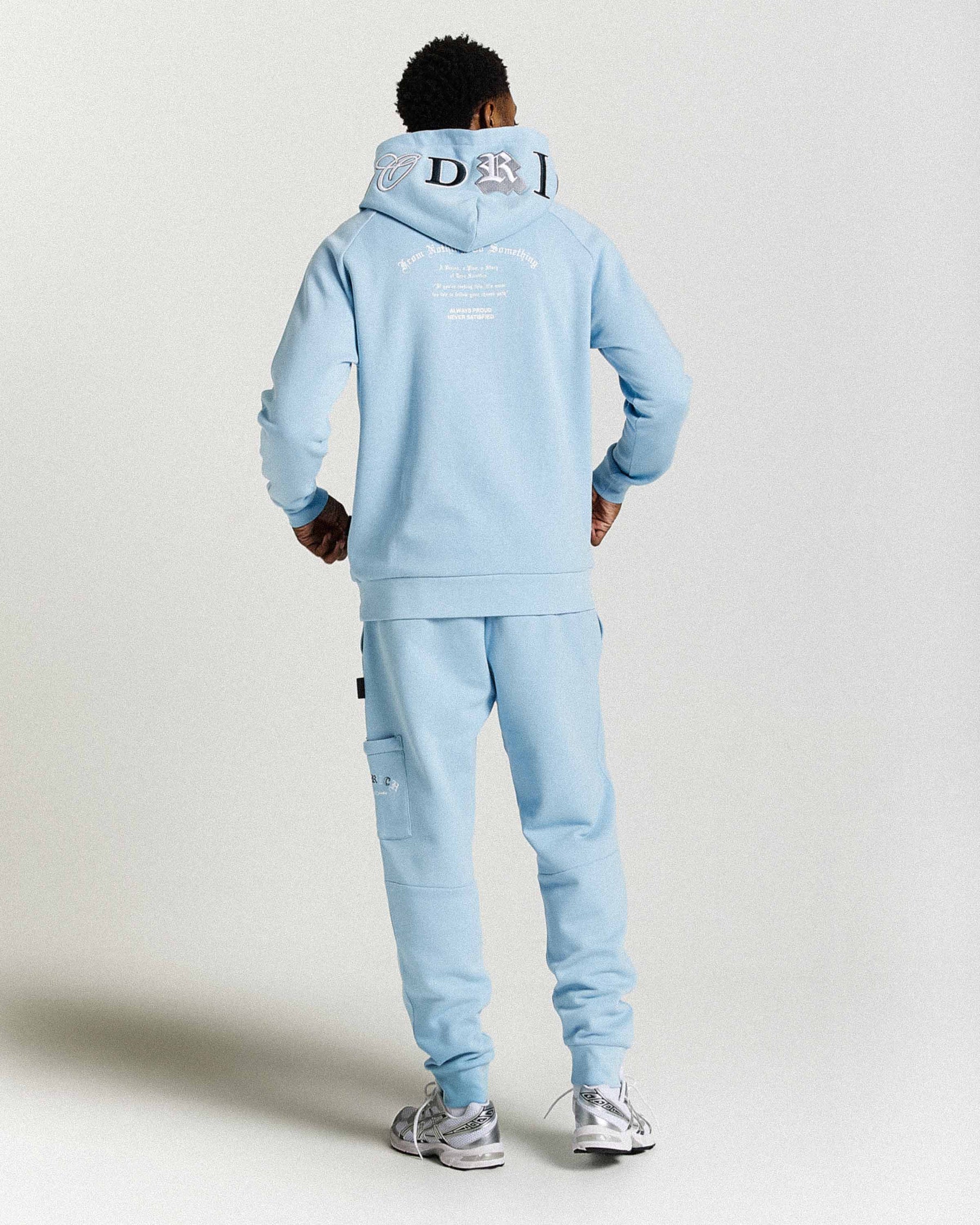 Heat Joggers - Blue/White