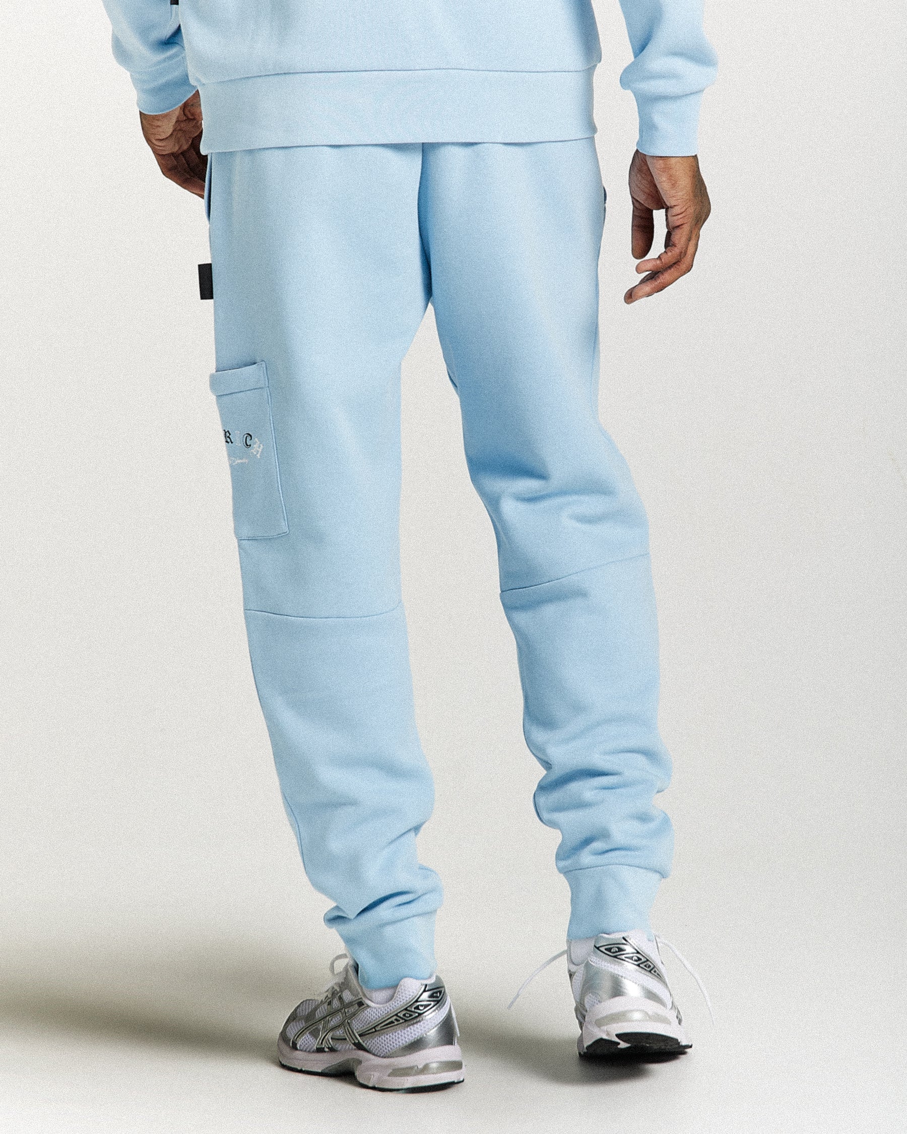 Heat Joggers - Blue/White
