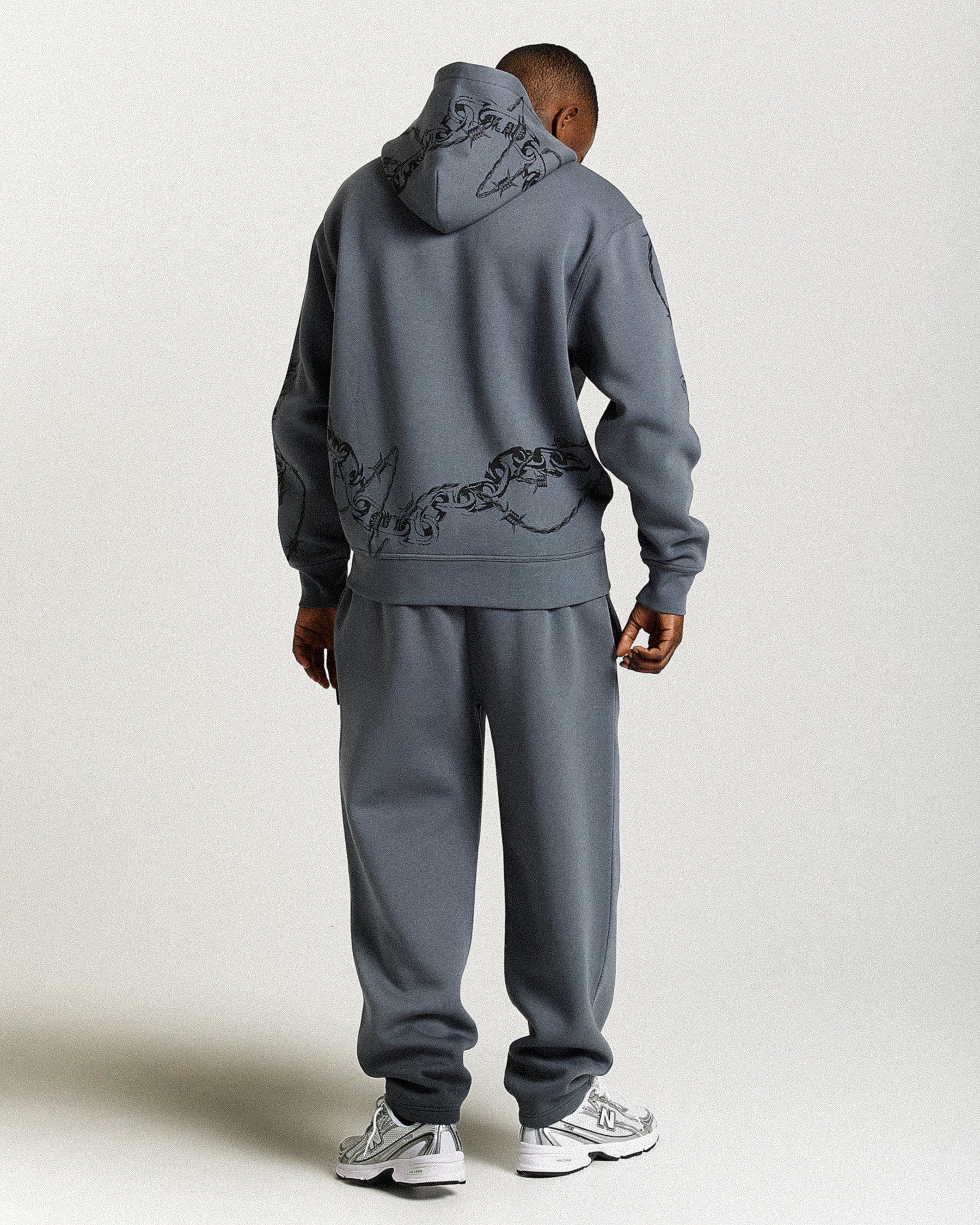 Guepard Oversized Joggers - Grey/Black/White