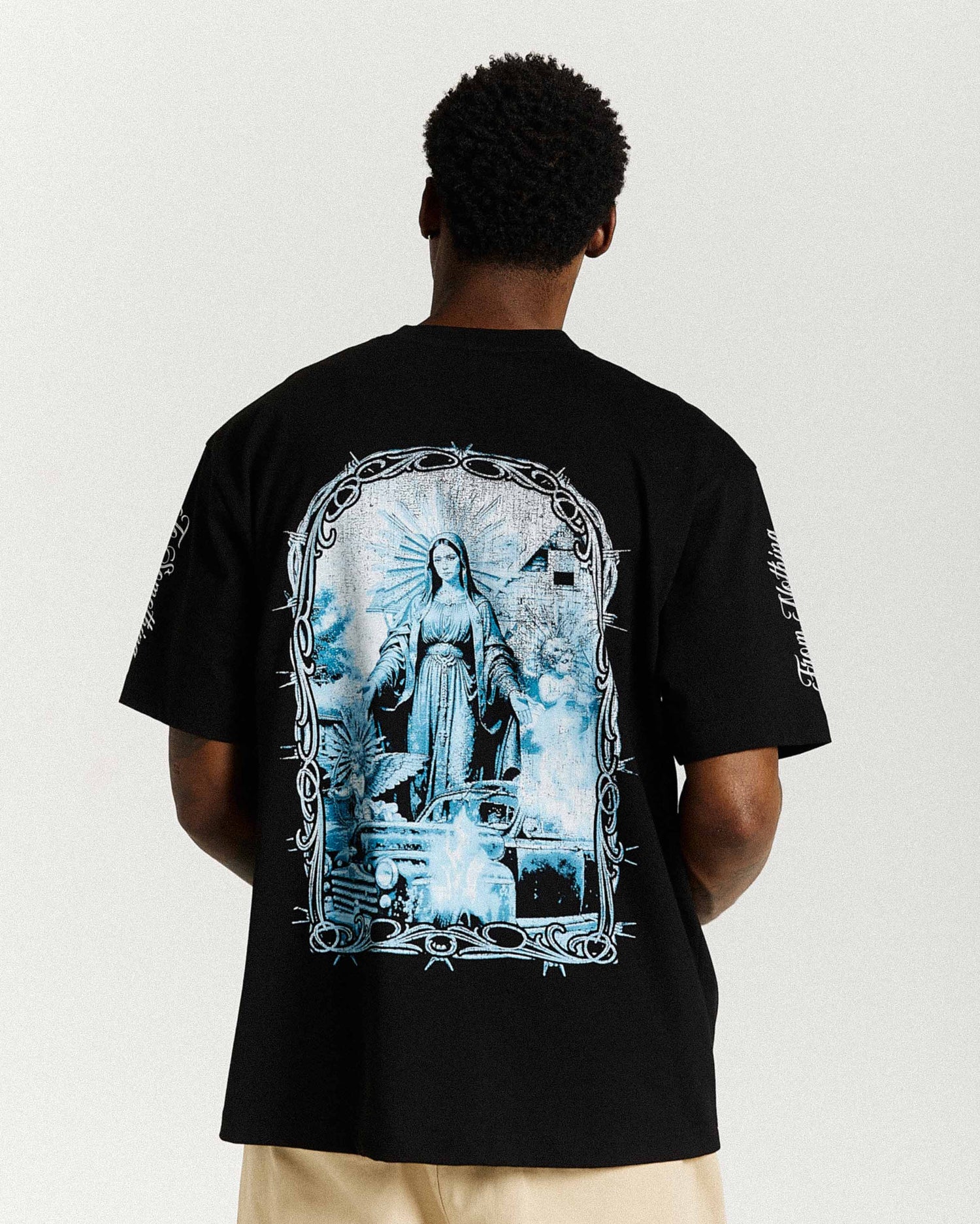 Rito Oversized T-Shirt - Black/White/Blue
