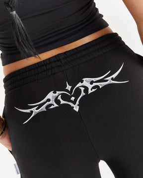 Spark Oversized Joggers - Black/Silver