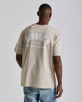 Volcano T-Shirt - Oxford Tan/White