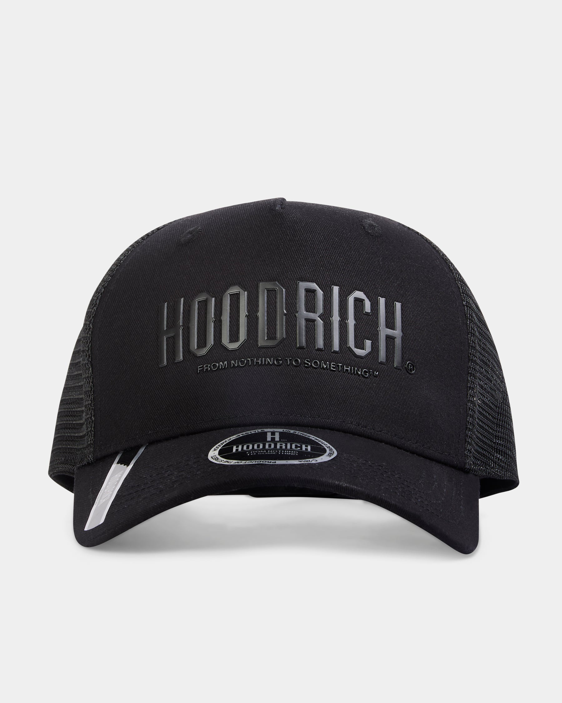 Chromatic 5 Panel Trucker Cap - Black