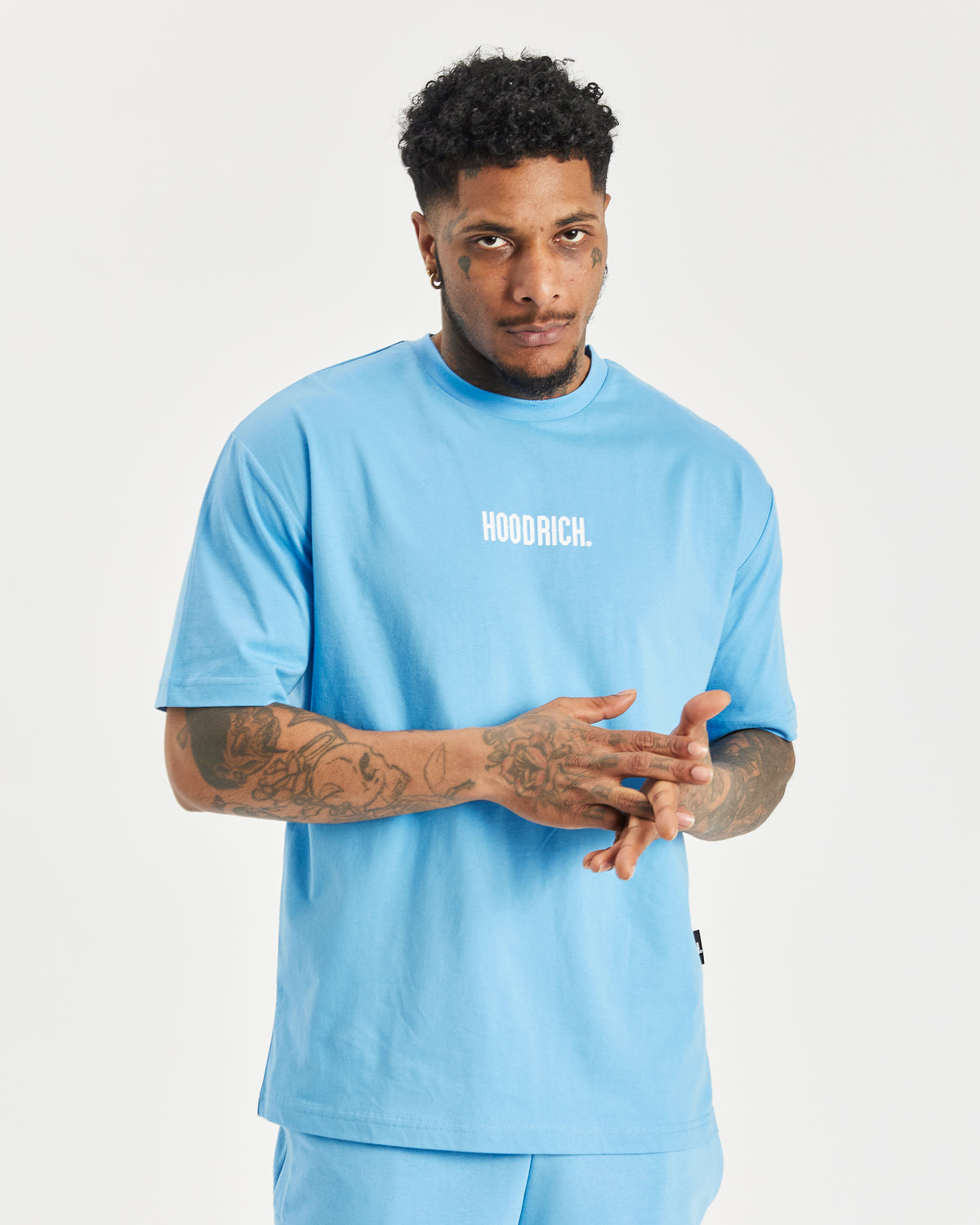 OG Core Small Logo Shorts Set - Azure Blue/White